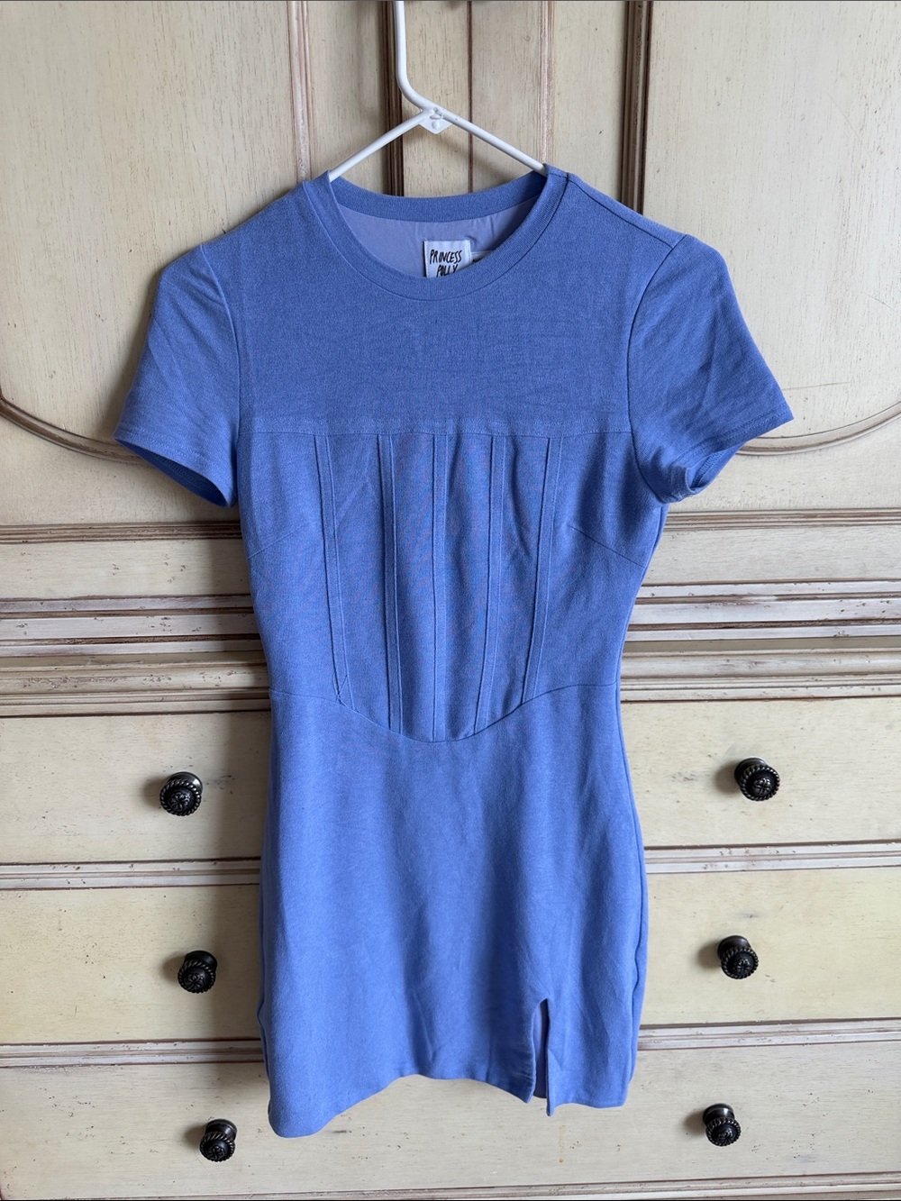 Princess Polly Periwinkle Blue Knit Mini Dress